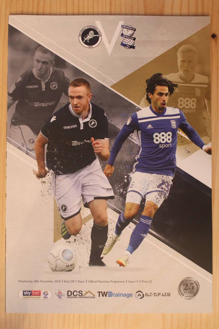 Millwall FC v Birmingham City FC